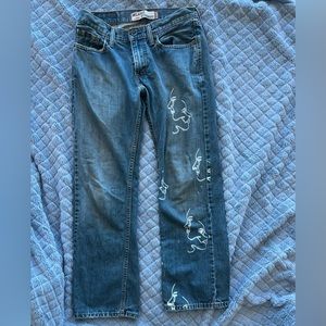 Levi Jeans- Hand painted